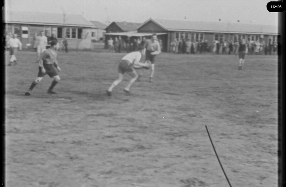16mm b&w film shot in camp Westerbork in 1944, today known as Westerbork film, public domain