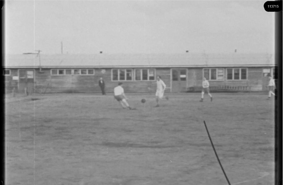16mm b&w film shot in camp Westerbork in 1944, today known as Westerbork film, public domain