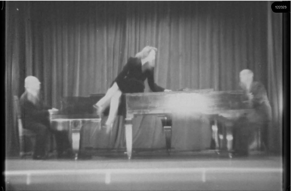 16mm b&w film shot in camp Westerbork in 1944, today known as Westerbork film, public domain