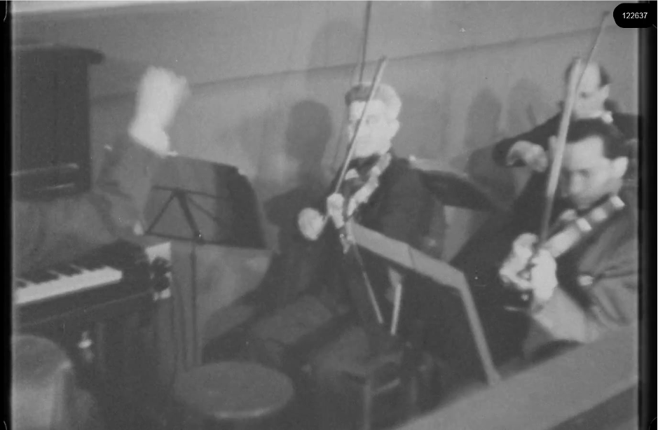 16mm b&w film shot in camp Westerbork in 1944, today known as Westerbork film, public domain