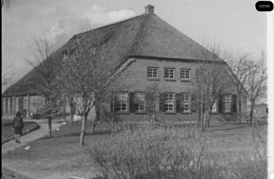 16mm b&w film shot in camp Westerbork in 1944, today known as Westerbork film, public domain