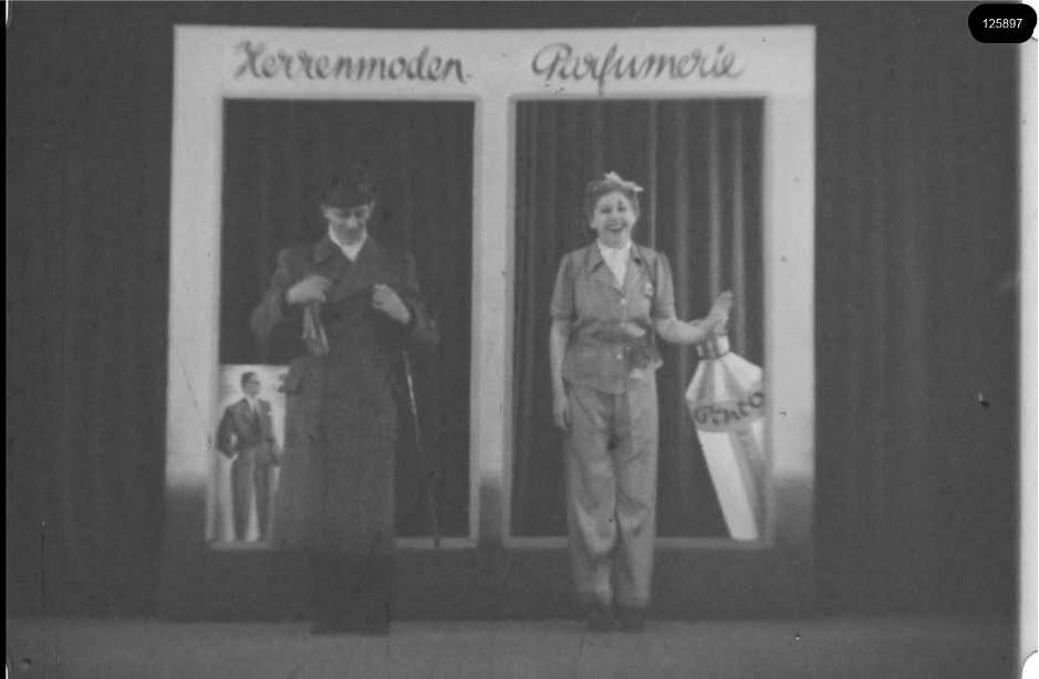 16mm b&w film shot in camp Westerbork in 1944, today known as Westerbork film, public domain