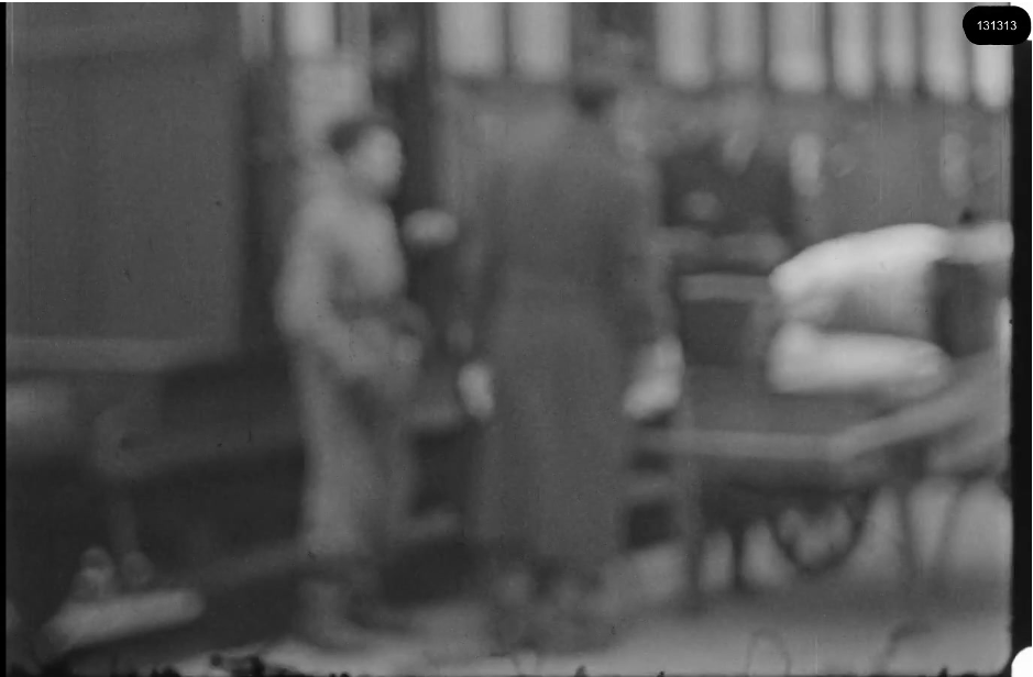 16mm b&w film shot in camp Westerbork in 1944, today known as Westerbork film, public domain