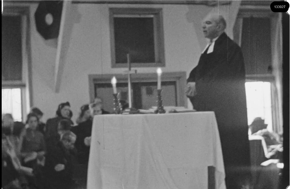 16mm b&w film shot in camp Westerbork in 1944, today known as Westerbork film, public domain