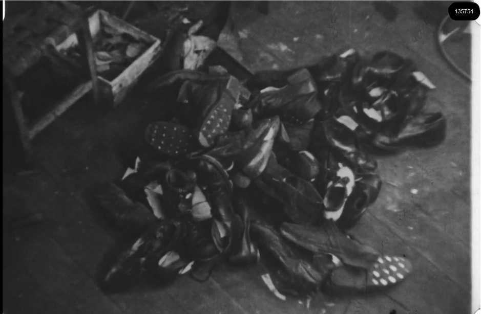 16mm b&w film shot in camp Westerbork in 1944, today known as Westerbork film, public domain