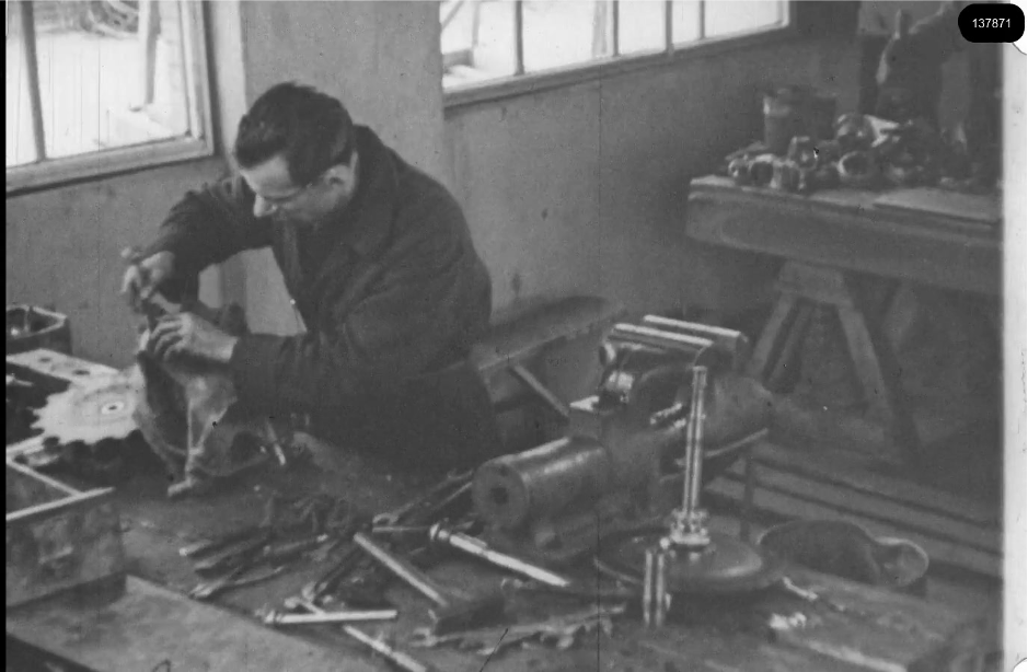 16mm b&w film shot in camp Westerbork in 1944, today known as Westerbork film, public domain