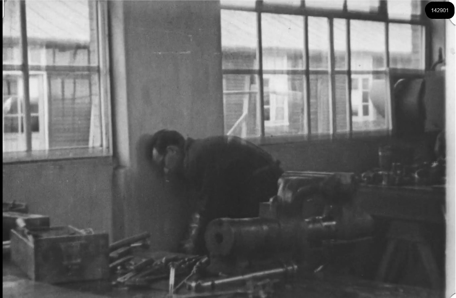 16mm b&w film shot in camp Westerbork in 1944, today known as Westerbork film, public domain