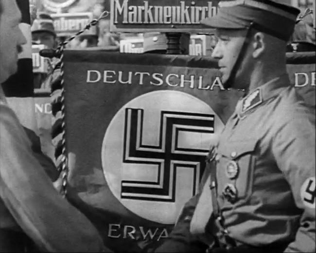National Socialist propaganda film shot and edited by Leni Riefenstahl in 1935, 35mm b&w silent and sound film