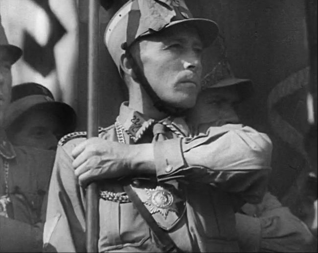 National Socialist propaganda film shot and edited by Leni Riefenstahl in 1935, 35mm b&w silent and sound film