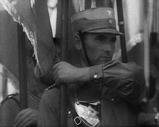 National Socialist propaganda film shot and edited by Leni Riefenstahl in 1935, 35mm b&w silent and sound film