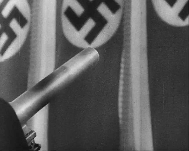 National Socialist propaganda film shot and edited by Leni Riefenstahl in 1935, 35mm b&w silent and sound film