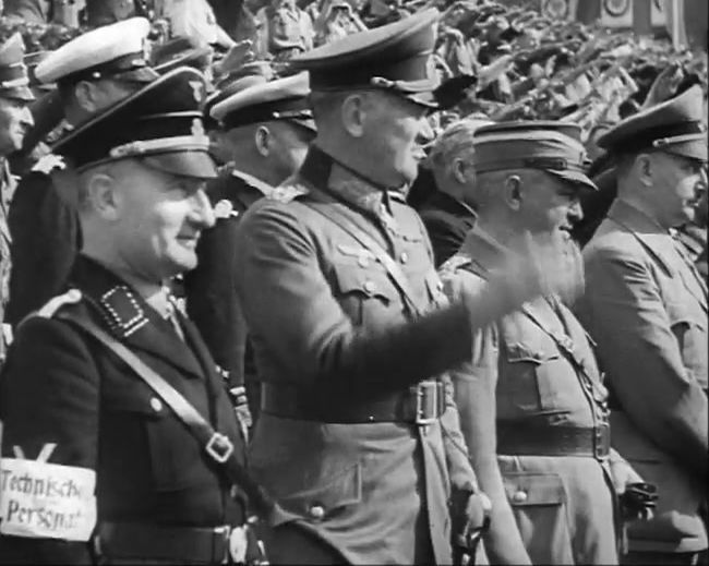 National Socialist propaganda film shot and edited by Leni Riefenstahl in 1935, 35mm b&w silent and sound film