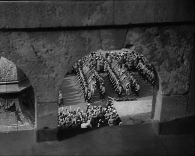 National Socialist propaganda film shot and edited by Leni Riefenstahl in 1935, 35mm b&w silent and sound film