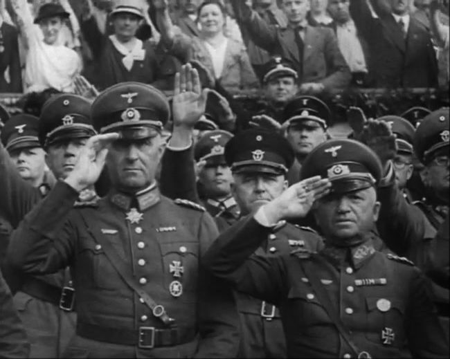 National Socialist propaganda film shot and edited by Leni Riefenstahl in 1935, 35mm b&w silent and sound film