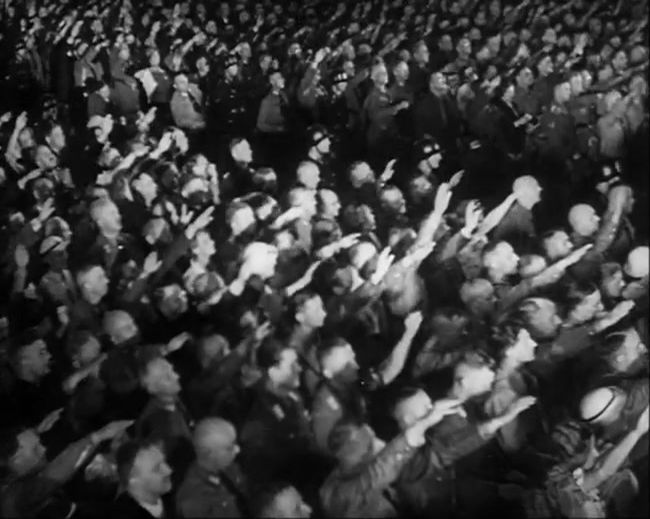 National Socialist propaganda film shot and edited by Leni Riefenstahl in 1935, 35mm b&w silent and sound film