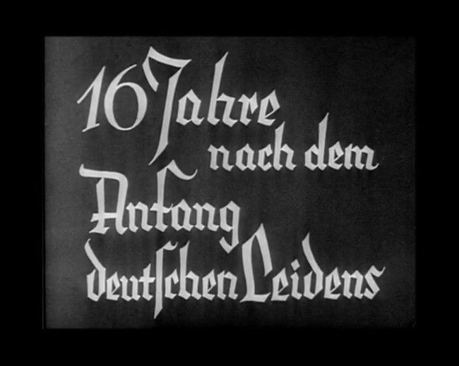 National Socialist propaganda film shot and edited by Leni Riefenstahl in 1935, 35mm b&w silent and sound film