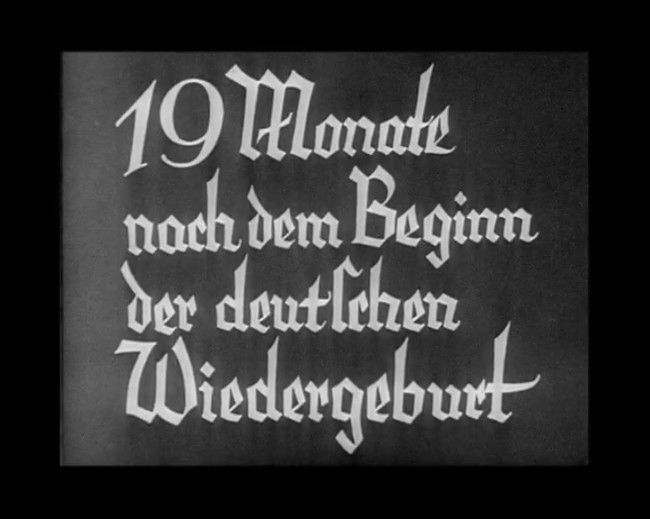 National Socialist propaganda film shot and edited by Leni Riefenstahl in 1935, 35mm b&w silent and sound film
