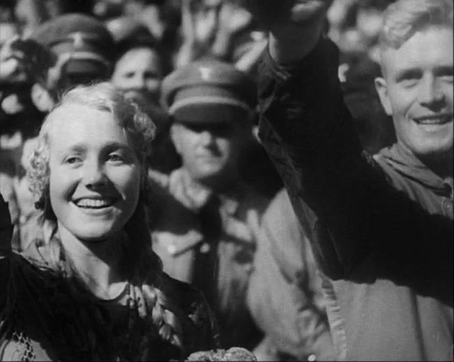 National Socialist propaganda film shot and edited by Leni Riefenstahl in 1935, 35mm b&w silent and sound film