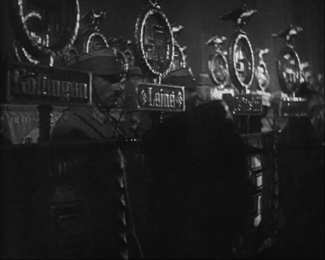 National Socialist propaganda film shot and edited by Leni Riefenstahl in 1935, 35mm b&w silent and sound film