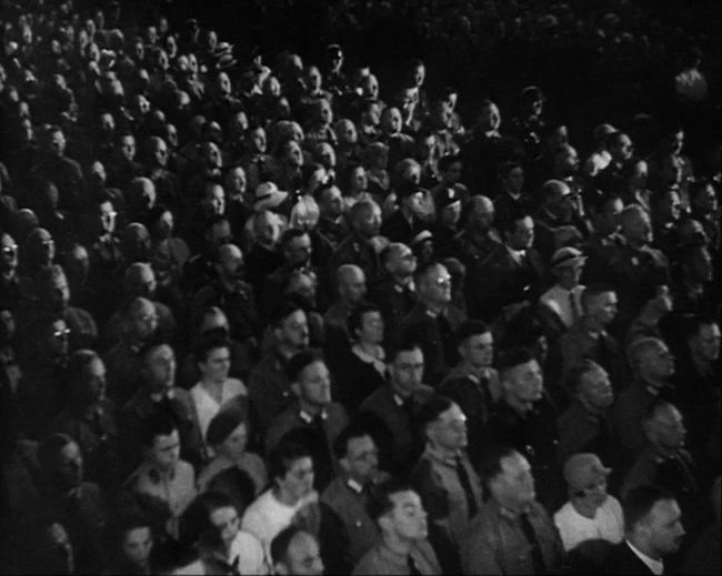 National Socialist propaganda film shot and edited by Leni Riefenstahl in 1935, 35mm b&w silent and sound film