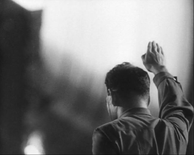 National Socialist propaganda film shot and edited by Leni Riefenstahl in 1935, 35mm b&w silent and sound film