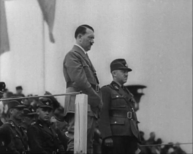 National Socialist propaganda film shot and edited by Leni Riefenstahl in 1935, 35mm b&w silent and sound film