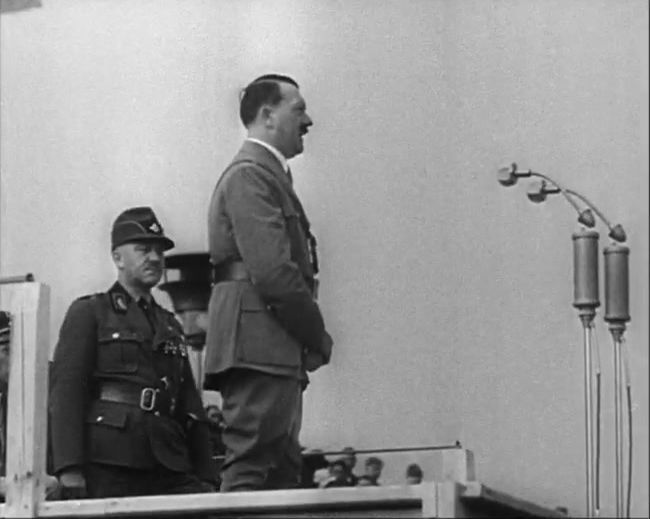 National Socialist propaganda film shot and edited by Leni Riefenstahl in 1935, 35mm b&w silent and sound film