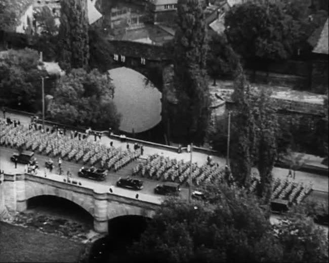 National Socialist propaganda film shot and edited by Leni Riefenstahl in 1935, 35mm b&w silent and sound film