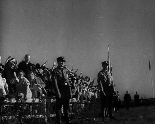 National Socialist propaganda film shot and edited by Leni Riefenstahl in 1935, 35mm b&w silent and sound film