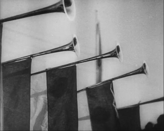 National Socialist propaganda film shot and edited by Leni Riefenstahl in 1935, 35mm b&w silent and sound film