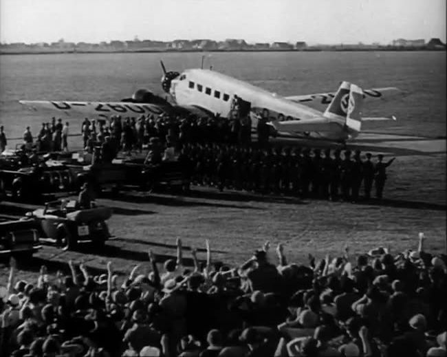 National Socialist propaganda film shot and edited by Leni Riefenstahl in 1935, 35mm b&w silent and sound film