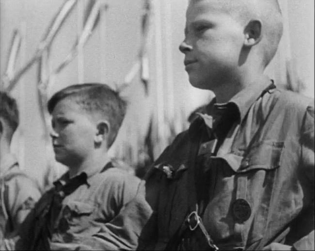 National Socialist propaganda film shot and edited by Leni Riefenstahl in 1935, 35mm b&w silent and sound film