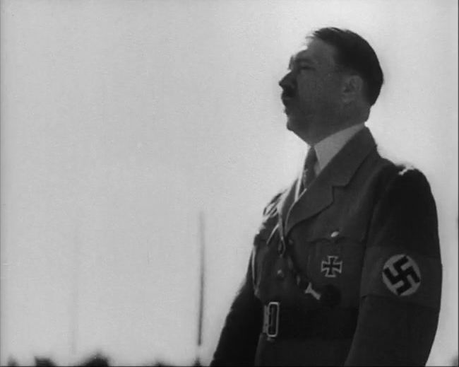 National Socialist propaganda film shot and edited by Leni Riefenstahl in 1935, 35mm b&w silent and sound film