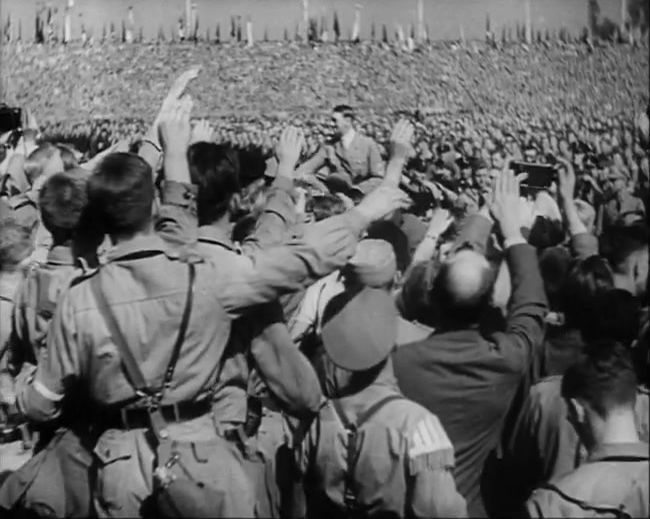 National Socialist propaganda film shot and edited by Leni Riefenstahl in 1935, 35mm b&w silent and sound film