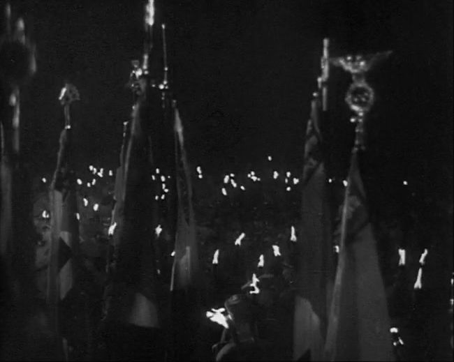 National Socialist propaganda film shot and edited by Leni Riefenstahl in 1935, 35mm b&w silent and sound film