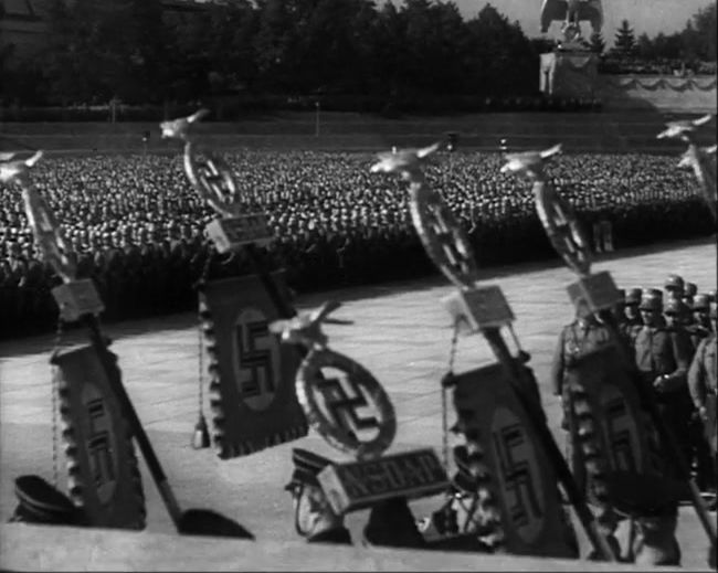 National Socialist propaganda film shot and edited by Leni Riefenstahl in 1935, 35mm b&w silent and sound film